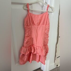 Art Class Pink Ruffled Dress